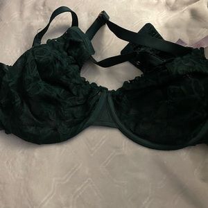 40DDD Green Lace Bralette